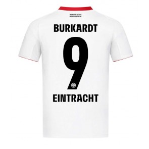 Eintracht Frankfurt Jonathan Burkardt #9 Replika Bortatröja 2025-26 Kortärmad Eintracht Frankfurt Jonathan Burkardt #9 Replika Bortatröja 2025-26 Kortärmad